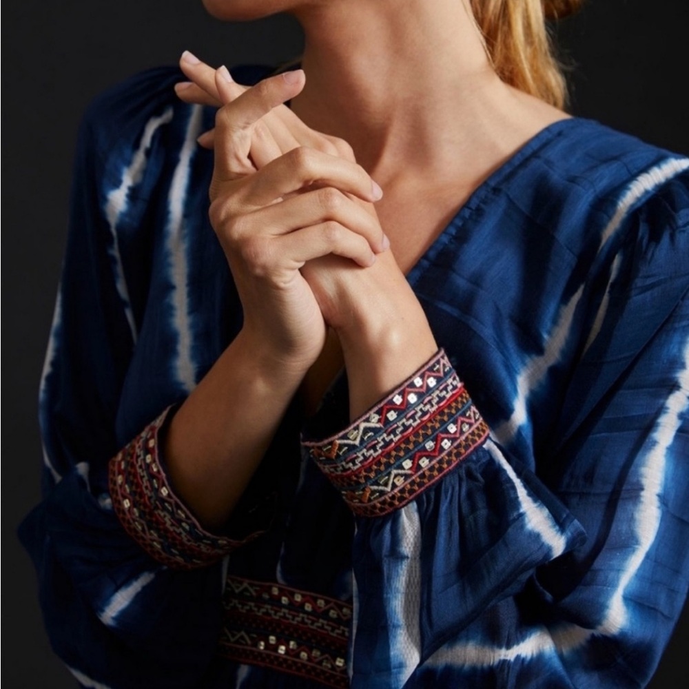 🎉Host Pick🎉NWT Anthropologie Verb By Pallavi Singhee Mini Dress - Picture 3 of 7